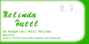melinda huttl business card