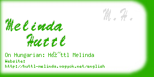 melinda huttl business card